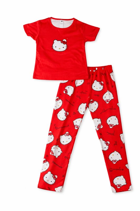 Conjunto de Pijama de Hello Kitty